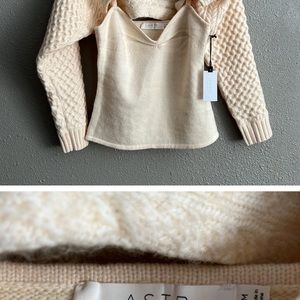 New ASTR sweater with tank